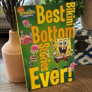 SpongeBob SquarePants Best Bikini Bottom Stories Book - Yellow and Green